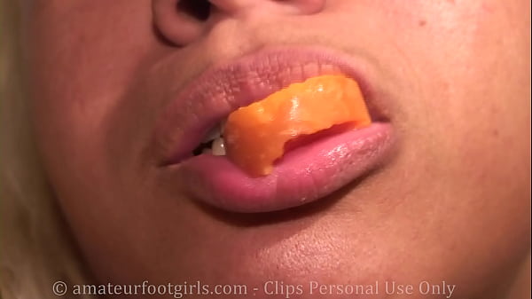 Babe Eating Golden-haired With Divine Teeth Chewing Food Chews You Absolutely Everything Remarkably Small Mastication