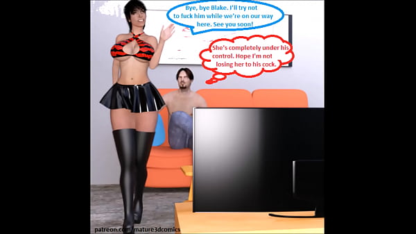 3D Comic: Hotwife Humiliates Cuckold With New Booty Implants