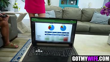 WTF My Sexy Spouse Rails My Friend While I Prepare Excel Sheet In Cuckold SEX Kimmie Haze, Lucas Frost