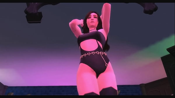 Agnes Arrasando No Pole Dance - TS4