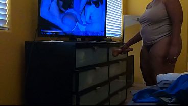 SPY CAM Nabs Her Screwing A Toy While Watching Porn!