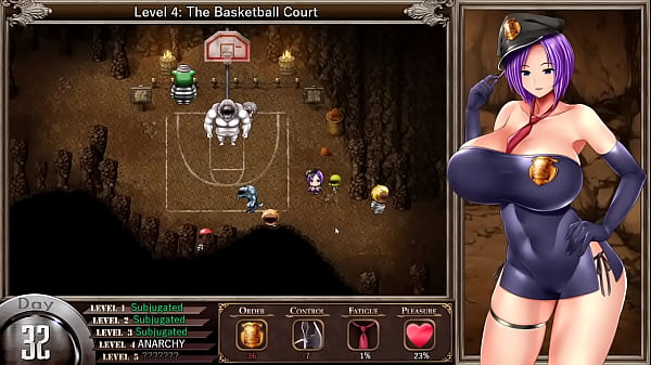 Massive Breasted Warden Takes On Level 4 - Karryn's Prison Gameplay