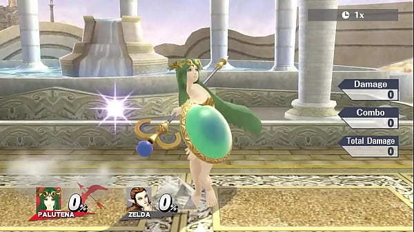 Sm4sh Mods - Nude Palutena Showcase! (18p 6fps)