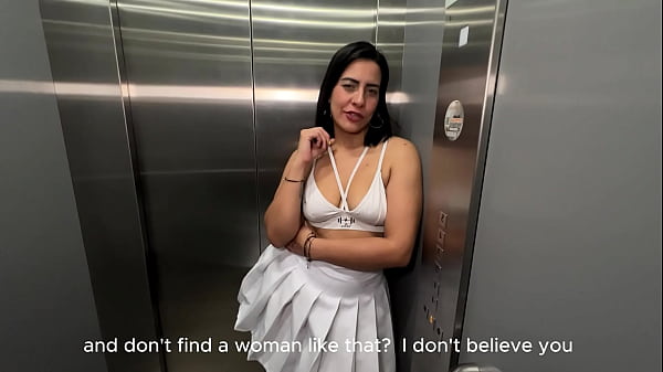 Latina HOTWIFE Neighbour Has Interracial Sex With A Fresh BBC Bloke In The Office Elevator, Takes Off His Condom And Asks For A Vaginal Creampie! Kylei Ellish And Sr. Matamorros