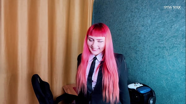 Femdom Role Play: Makima Charmed You To Inside Load Her Snug Cunt