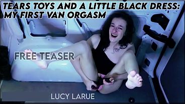 “Tears Toys And A Compact Black Dress My First Van Orgasm”