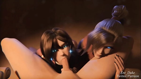 Mercy & Kiriko Halloween Drilling