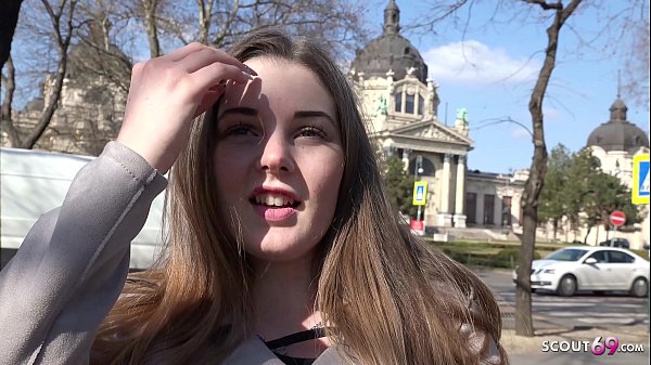 German Scout - 18Yr Youthful Hourglass Huge Boobs Lucie Pickup And Fuck