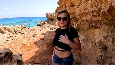Sightseeing Public Facial?! Outdoor Nail Tramp Slammed Bareback!