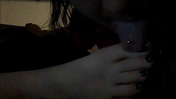 Smoking P. Missus Gets Her Digits Licked Then Toe Plowed Shooting Spooge All Over And Between Her Alluring Painted Soles