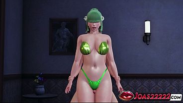 Hot Diva Rhea In 3D Animation - Thighjob Fetish In Bikini, Wall Orifice Rear Entry Sex With Close-Up Bushy Snatch Views, And POV Butt Sex Piledriver Pose Leading To Intense