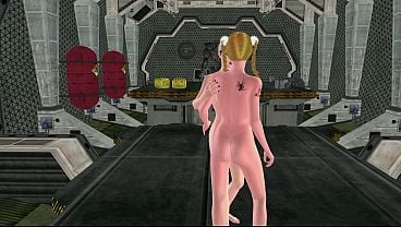 A 3D Cartoon Animated Shemale Porn - A Ravishing Shemale Having Foreplay Fun With A Doll Like Kissing Snatch Stroking