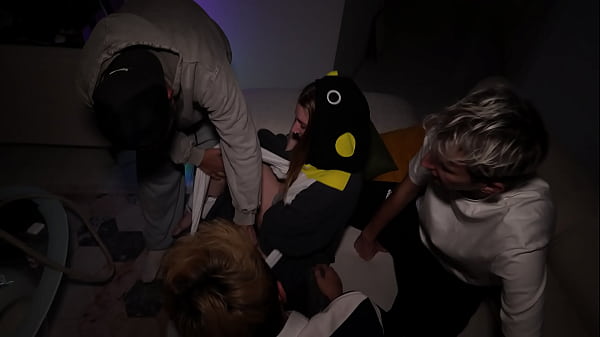 Part 1: A Teen Babe Gets Rammed Intense At A Party By Guys With Big Rods.