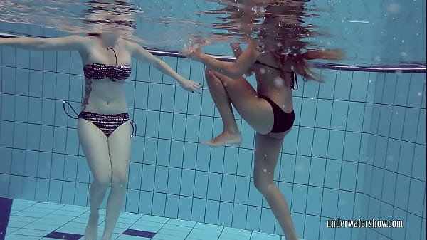 Two Seductive Honeys Lucy And Katrin Swimming Exposed