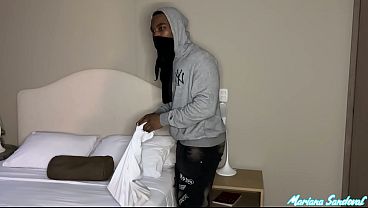 Thief With Huge Dick BBC Enters To Steal A Colombian Mommy And Eats Her Narrow Pussy - Mariana Sandoval