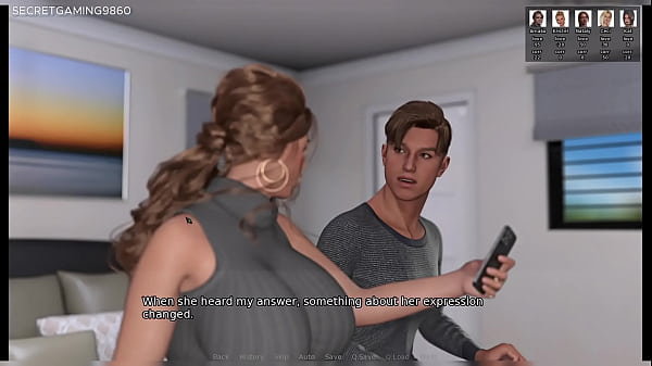 Sizzling BBW MATURE Caught Her Aroused Tenant Watching Her Having Sex With A Big BBC - Blacked House 02 Developed By Mandystarrx - 3D Porn Game