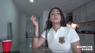 Chastised For Not Doing Homework – Hogtied, Rear Slammed Raw, Creampied, Then Farted Out Stepdads Seed
