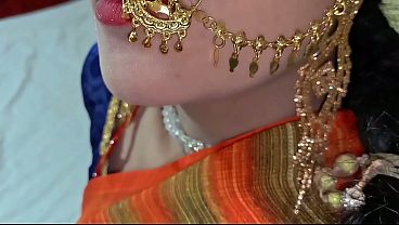 First-Night Newly Married Indian Desi Couple Having Romantic Sex, Desi Indian First Night Hindi Audio Sex MMS