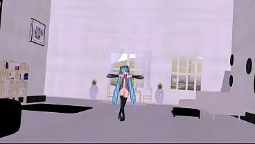 Hatsune Miku Restraint Play Stripped Dance - Xyz No Mahou MMD By Doushiou