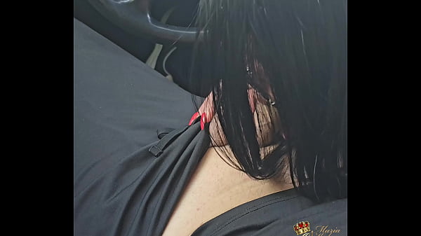 Street Prostitute Maria Kalos Milked In The Car To A Client-Maria Kalos