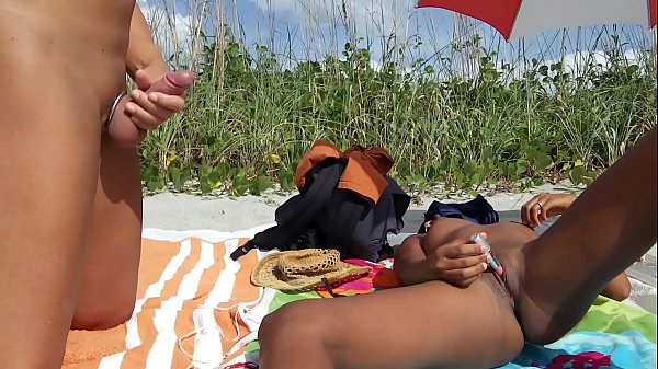 Public Beach Jack Off. Massive Cumblast On Aisanippie. Voyeurstyle.