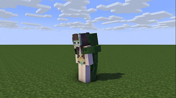 Zombie Fucks Honey In Swimsuit Minecraft 2