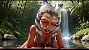 Ahsoka Tano Got Caught Bathing And Was Slammed In The Lake (AI)