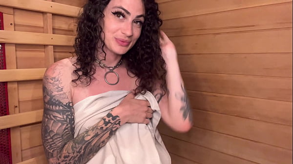 Slurping And Squirting In The Sauna POV