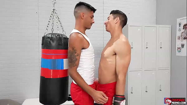 Two Athletes Apollo Fates Ass Play Stretch And Banged Jim Fit. They Are In The Gym, Jim Cuts His Drilling Short For The Chance To Have Apollo Slurp His Already-hard Member And Rim