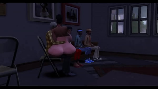 Massive Butt Black Spouse Railed Near Husband