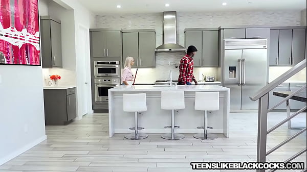 Filthy Housemaid Chloe Temple Gulps BBC For Spooge In Lips
