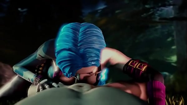 Jinx From League Of Legends Rams A Guy