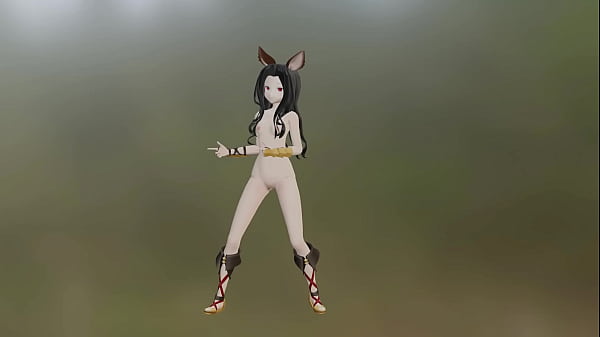 GBF Scathacha Hentai Stripped Pokedance Song NSFW MMD 3D Black Hair