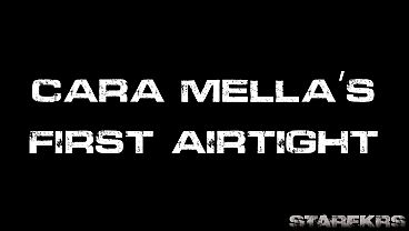 CARA MELLA'S FIRST AIRTIGHT INTERRACIAL 4SOME