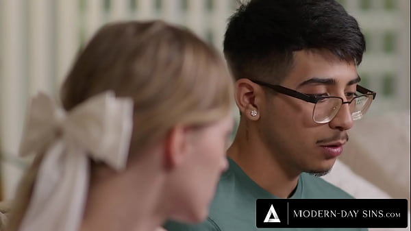 MODERN-DAY SINS - Popular Compact Virgin Cheerleader Melody Marks Loses Virginity To Nerd For A Bet