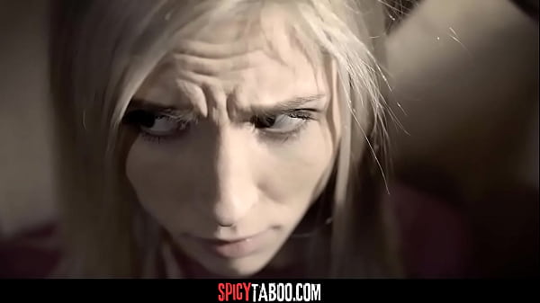 Pervy Stepfather Aggressive Hammers His Fair-haired Coed Stepgirl