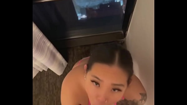 Sultry Asian Granting Bowjob And Drilled From Behind With A View