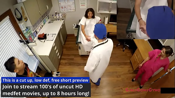 Michelle Anderson Spread Eagle As Boyfriend Watches Doctor Tampa & Caretaker Destiny Cruz Finger Her Bare Bod At GirlsGoneGyno Reup