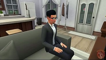 Velho Come A Novinha Enquanto A Mãe Está Em Um Encontro / Novela Visual / The Sims