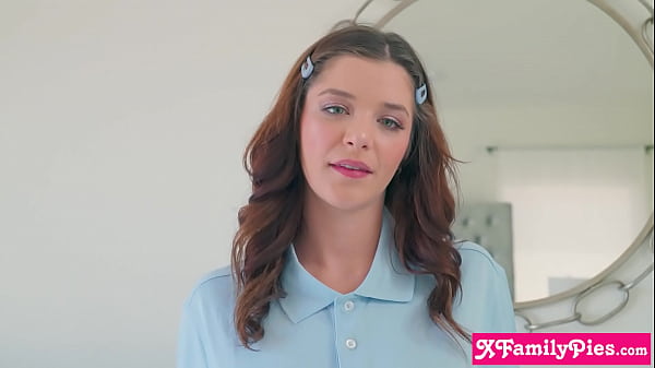 Sultry Coed Stepsibling Jade Maris Has A New Uniform And Exposes Stepbro All