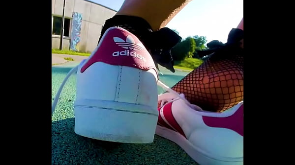 Shoeplay Sweaty My Adidas Superstars Absolutely Sweaty And Smelly Shoeplay, Dangling, Dipping