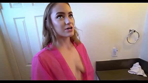 Step-bro Stepsister Helps Stepbrother Jizz