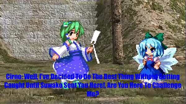Sanae Nails Cirno (Funny Touhou Parody)