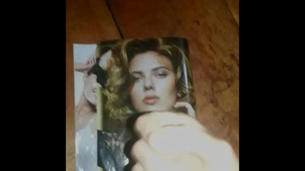 Scarlett Johansson Jizz Tribute