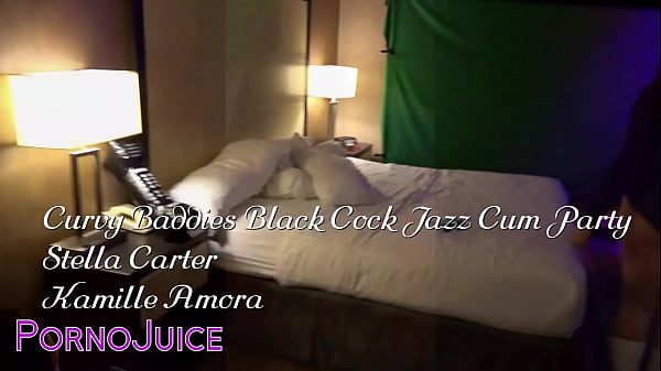 Buxom Baddies Black Dick Jazz Spooge Party Starring Kamille Amora And Stella Carter