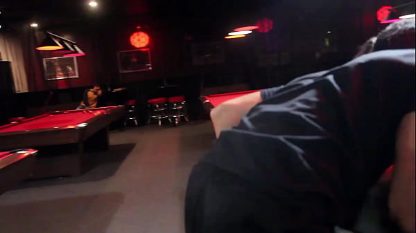 White Hotwife Fucks Stranger At Local Pool Hall While Her Husband Is Asleep In The Corner
