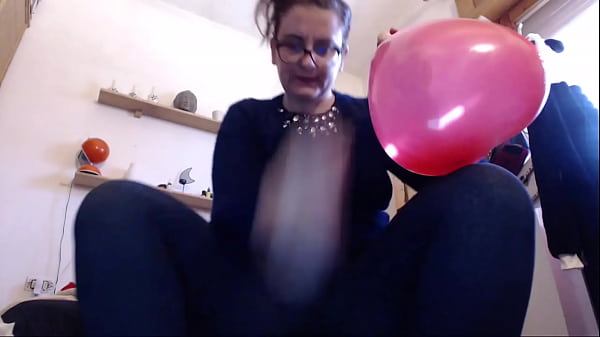 Large Slippery Orgasm For These Enormous Balloons Inflated Together With You