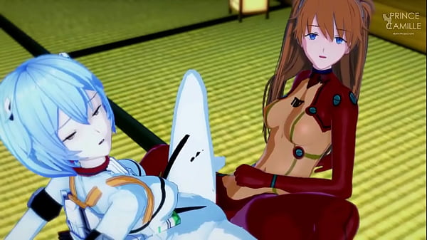 Asuka And Rei Synchronize Their Taut And Juicy Cunts - Evangelion