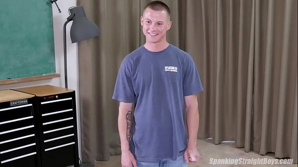 A Straight Country Boy Gets An Intense Caning To Toughen Him Up
