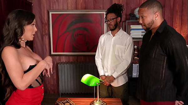 COUGAR Tramp Cherie DeVille Takes Two Hung Black Men For Job Audition